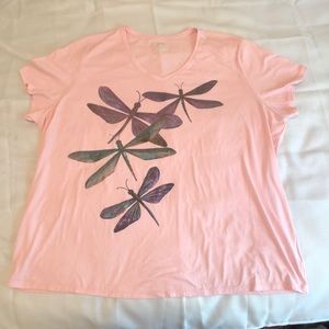 Dragonfly v- neck t-shirt